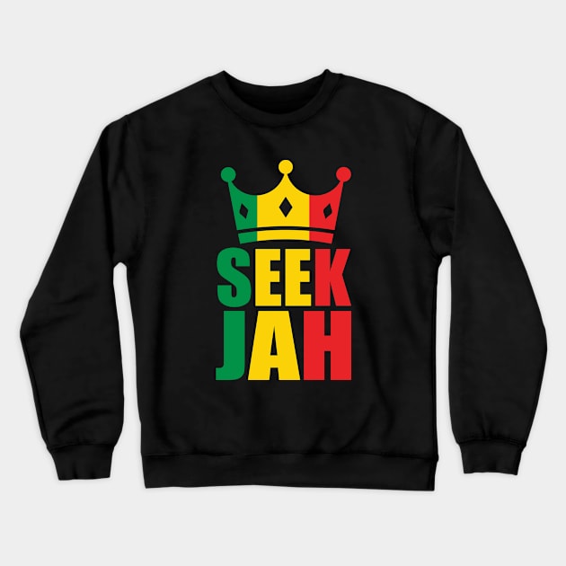 Seek Jah Crewneck Sweatshirt by defytees